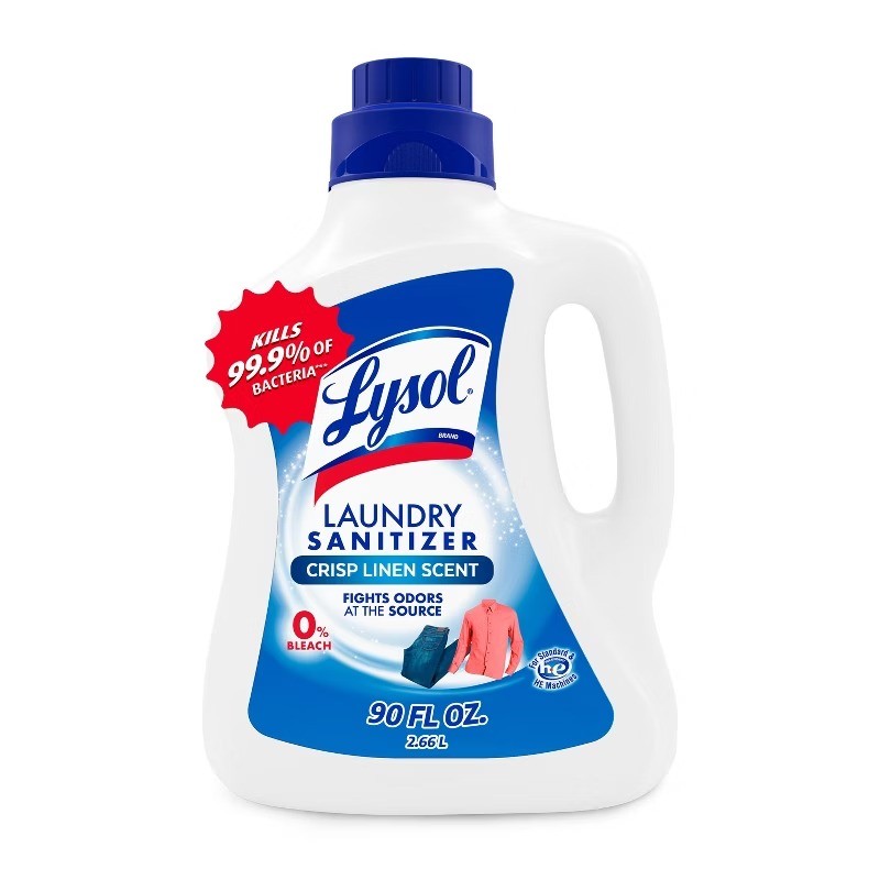 Laundry Sanitizer Crisp Linen Detergent Booster – 90oz