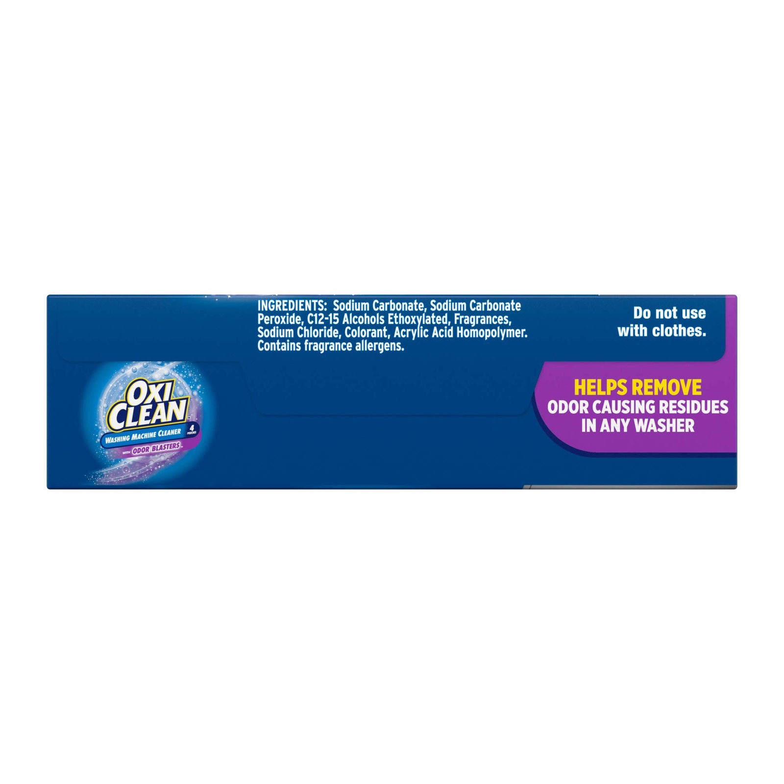 OxiClean Washing Machine Cleaner with, ODOR BLASTERS, 4 Count Fresh