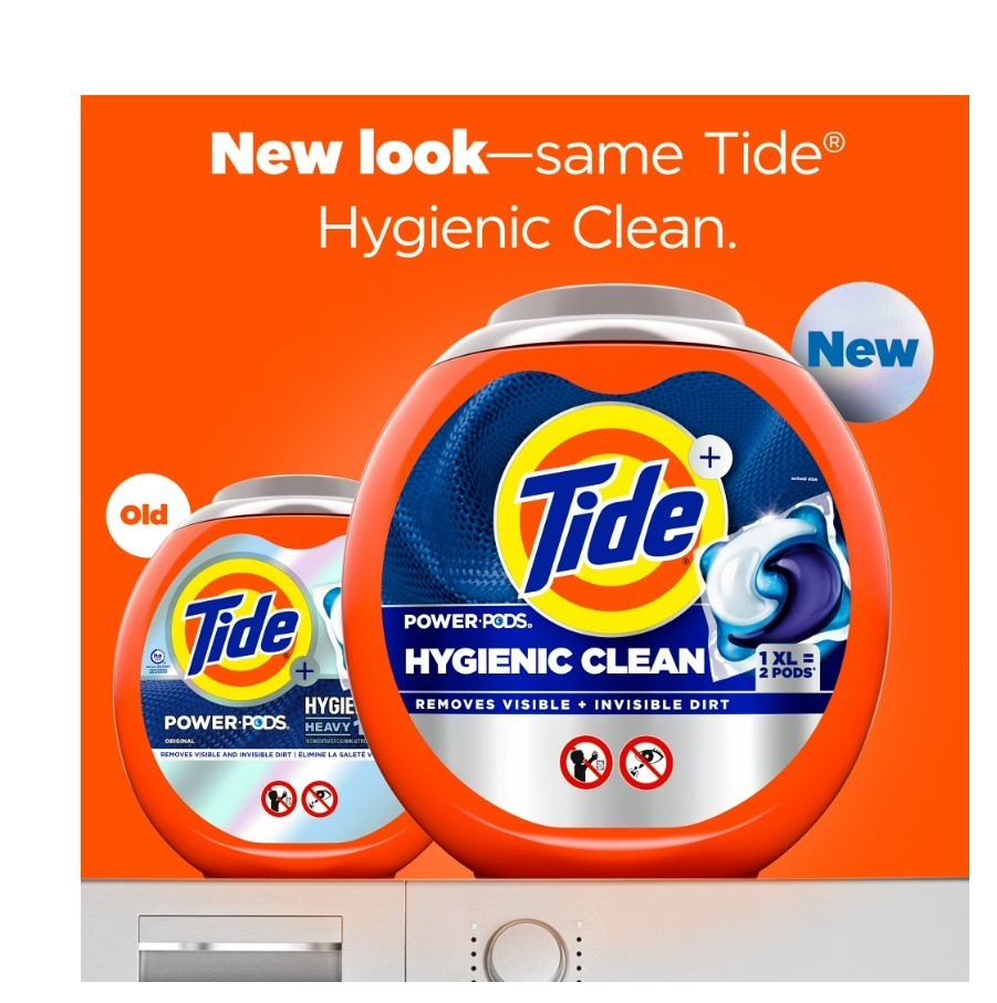 [3 PACK] Tide Hygienic Clean Power PODS Laundry Detergent Pacs, 57 Count
