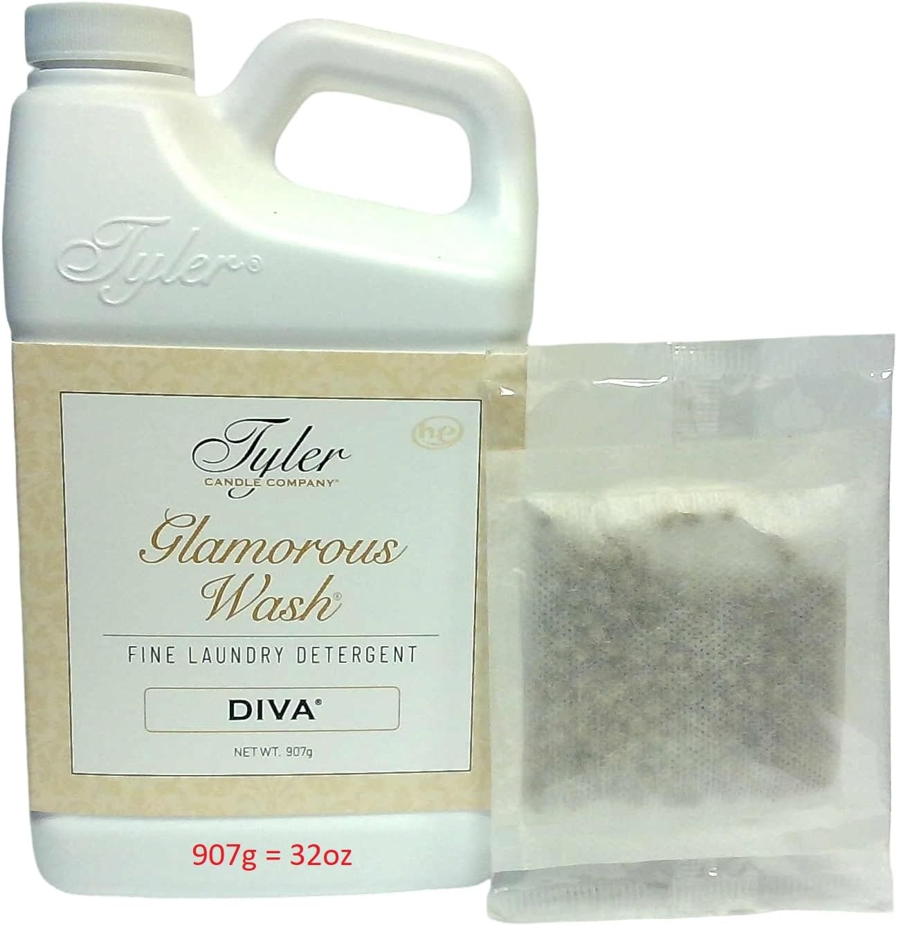 Tyler Glam Wash Laundry Detergent Diva 907g Liquid 32 FL Oz 0.95L HE Safe