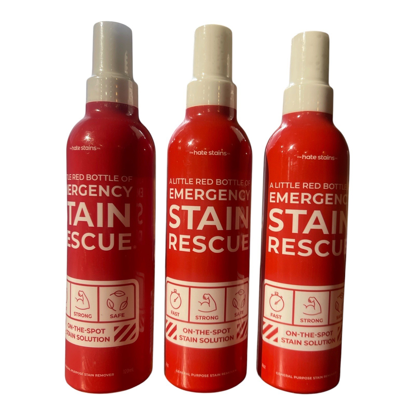 3 Pack Stain Rescue Emergency Stain Remover Spray 120mL On-The-Spot Solution