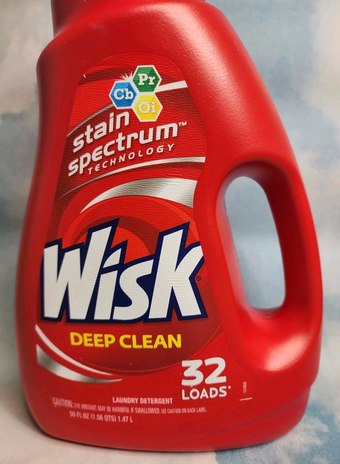 (1) Wisk Deep Clean Stain Spectrum~ Laundry Detergent~ 32 Loads / 50 Fl Oz.