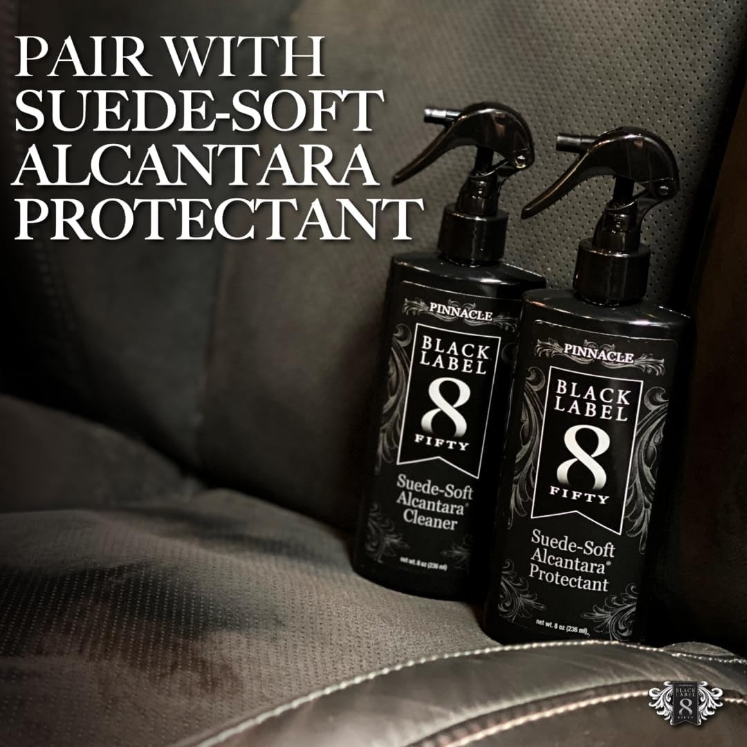 Pinnacle Black Label Suede-Soft Alcantara� Cleaner 8 Fl Oz (Pack of 1), Clear