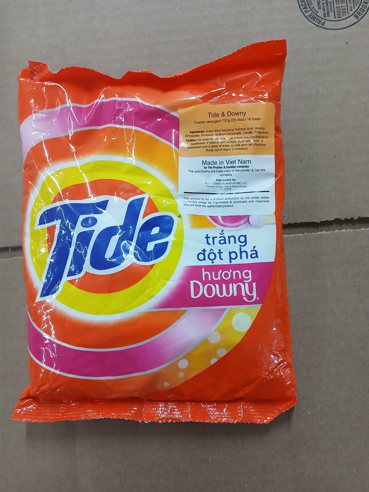 Tide Powder with Downy Laundry Detergent Powder, 25oz Pack of 1