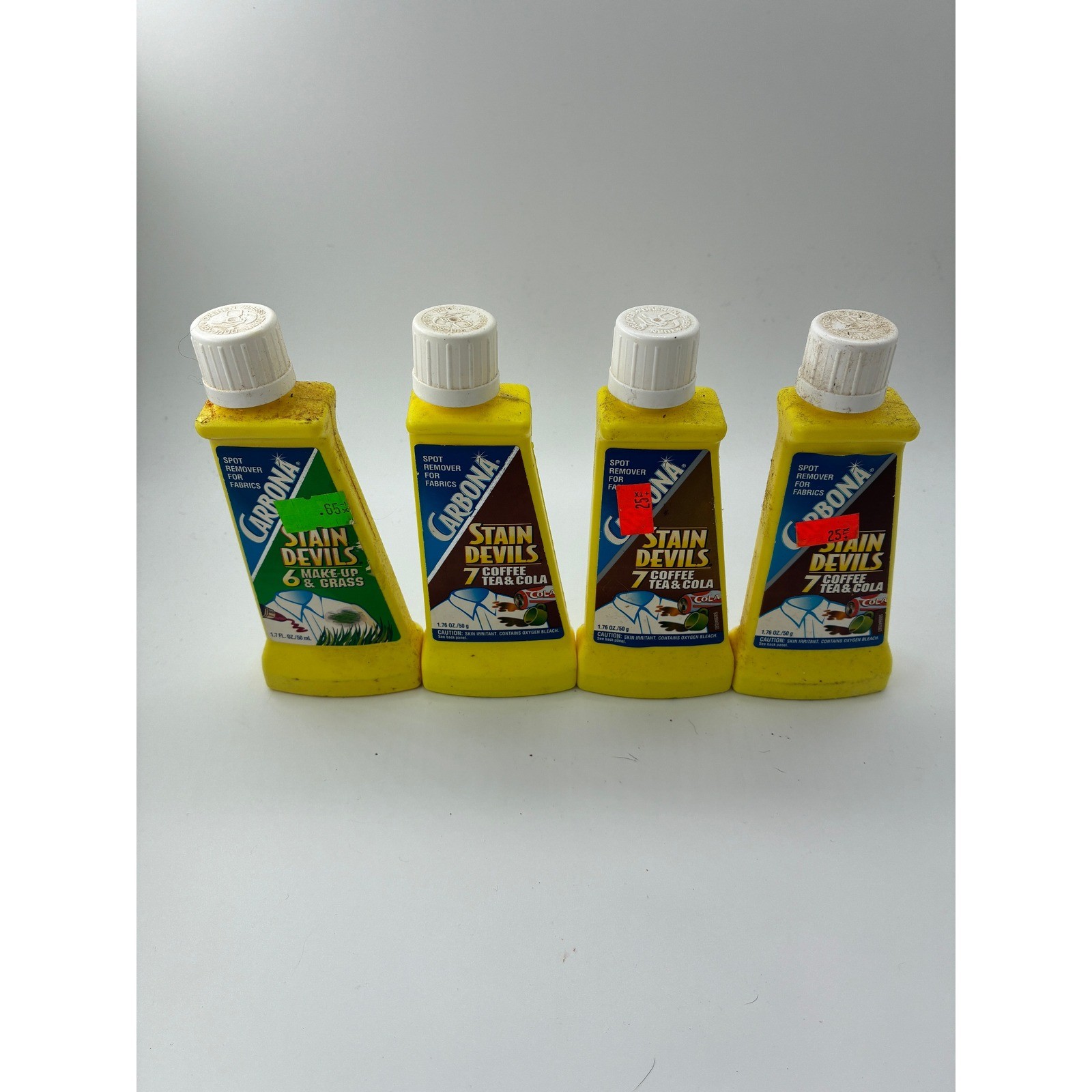 Carbona Stain Devils and K2r Rust Spot Remover Laundry Treatment Lot 15 Bottles