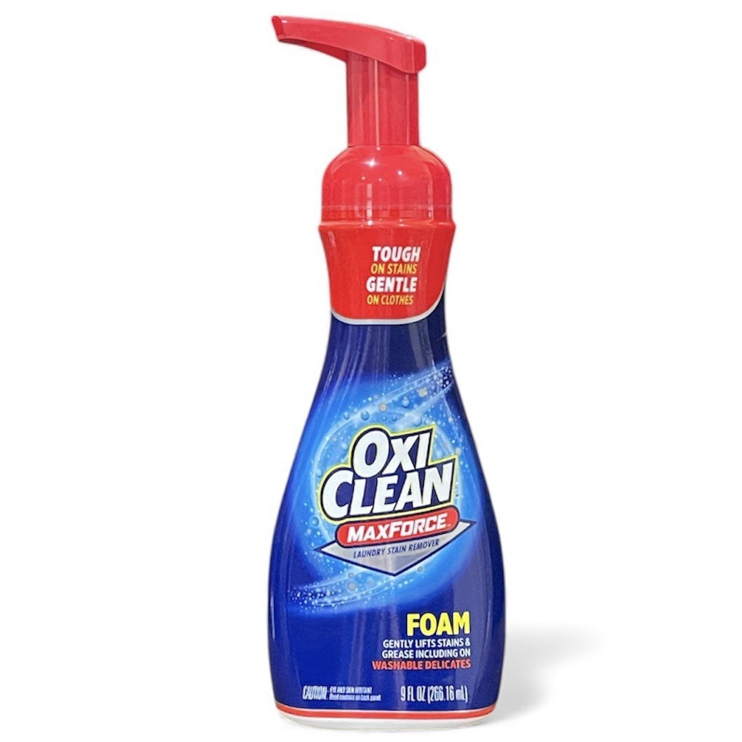 RARE OxiClean MaxForce Foam Laundry Stain Remover 9 Fl Oz Tough on Stains NEW