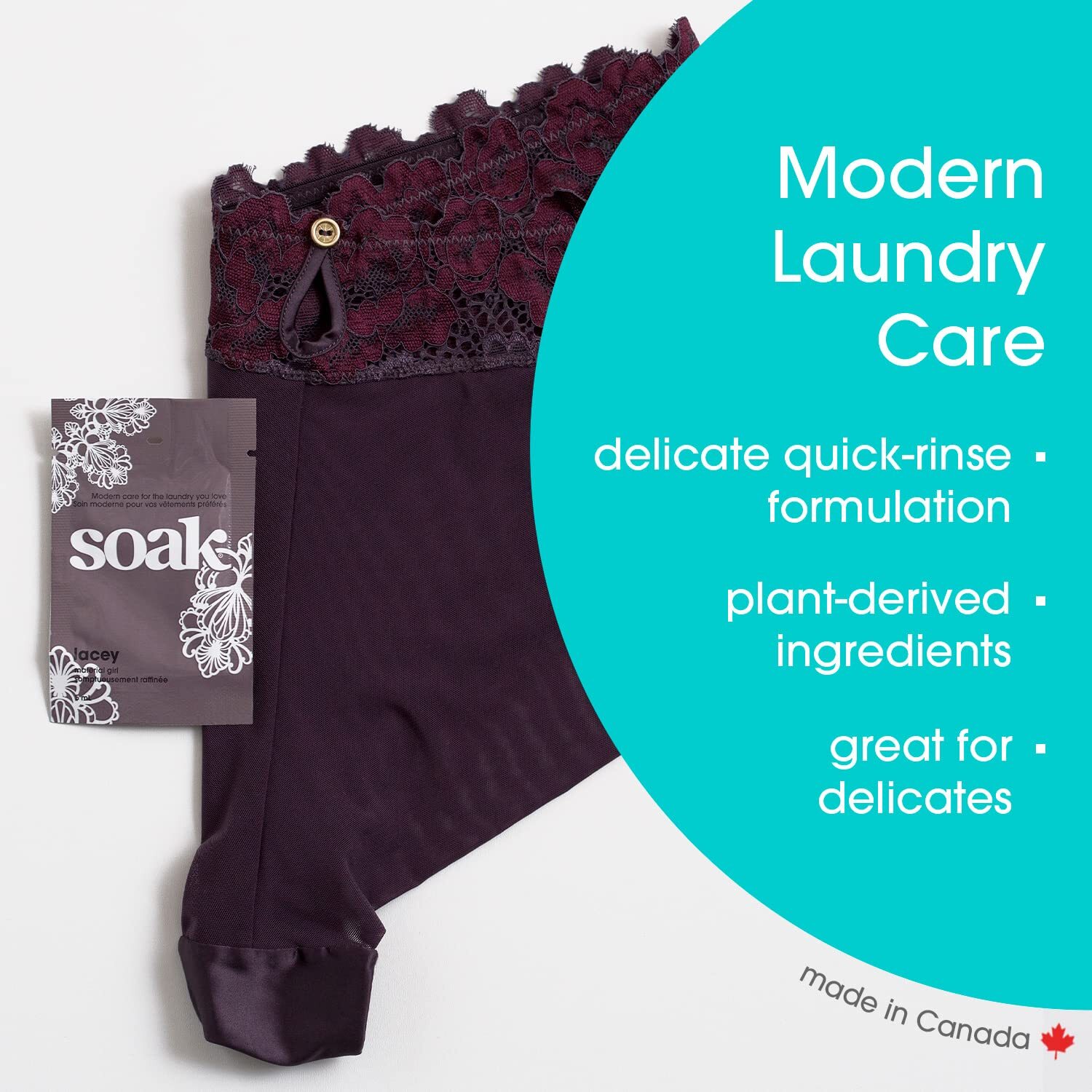 Soak Laundry Detergent Sample Pack Assorted Scents 8 Single Use 5ml Samples