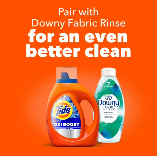 Tide with Ultra Oxi Boost, Advanced Stain Remover 117 fl oz 83 Loads