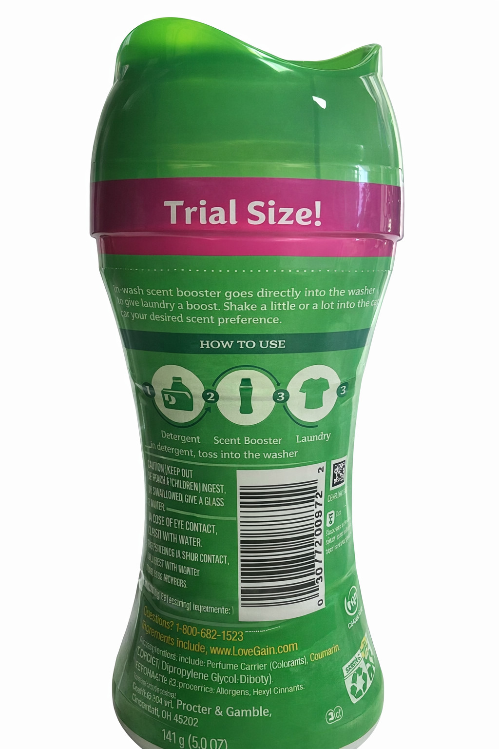 Gain Fireworks Laundry Original, In-Wash Scent Booster Beads, 5 oz, 2 Count