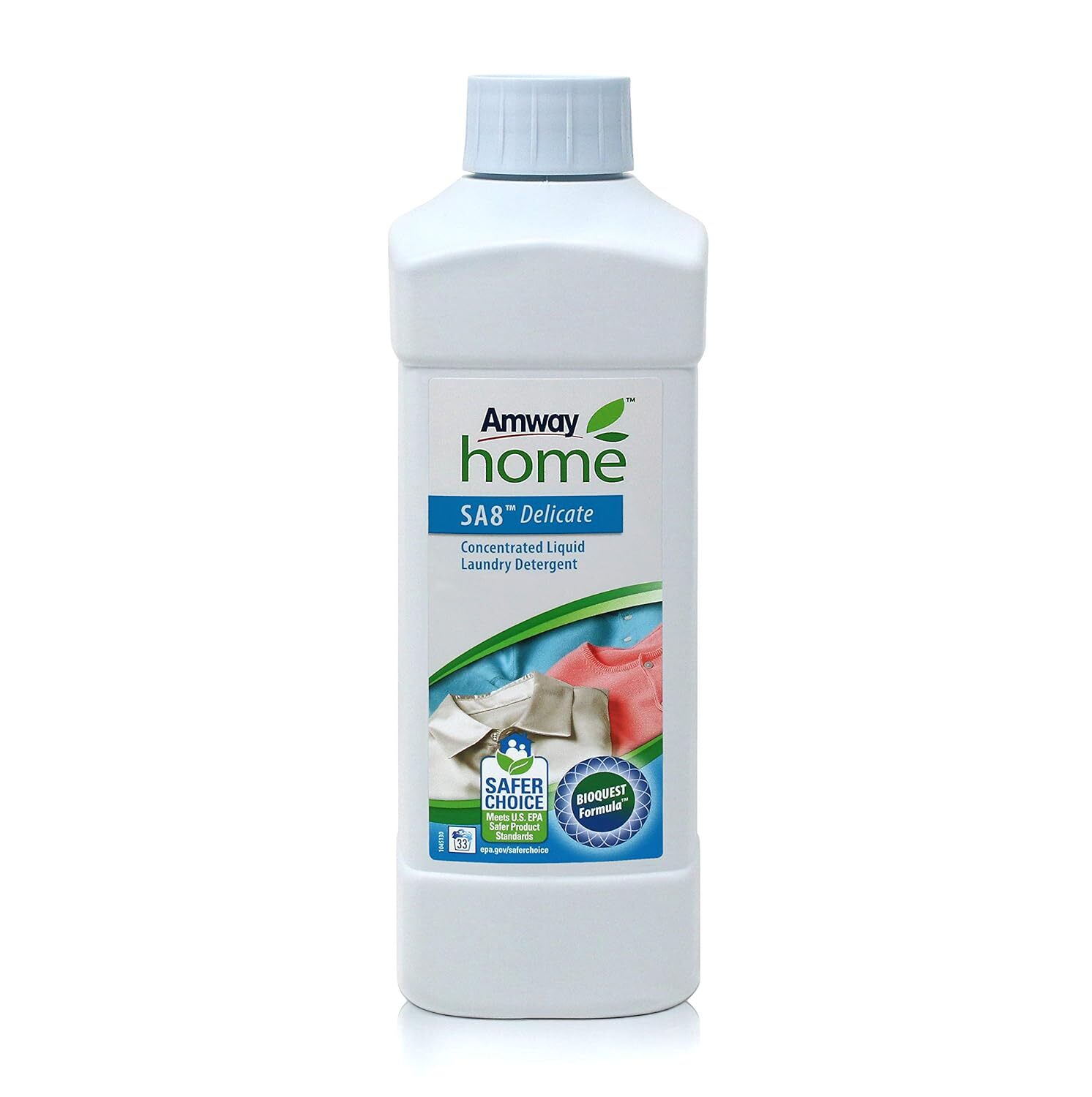 Amway Home Sa8 Delicate, Laundry Detergent for Soft Clothes . 1 Ltr (500mlx2)