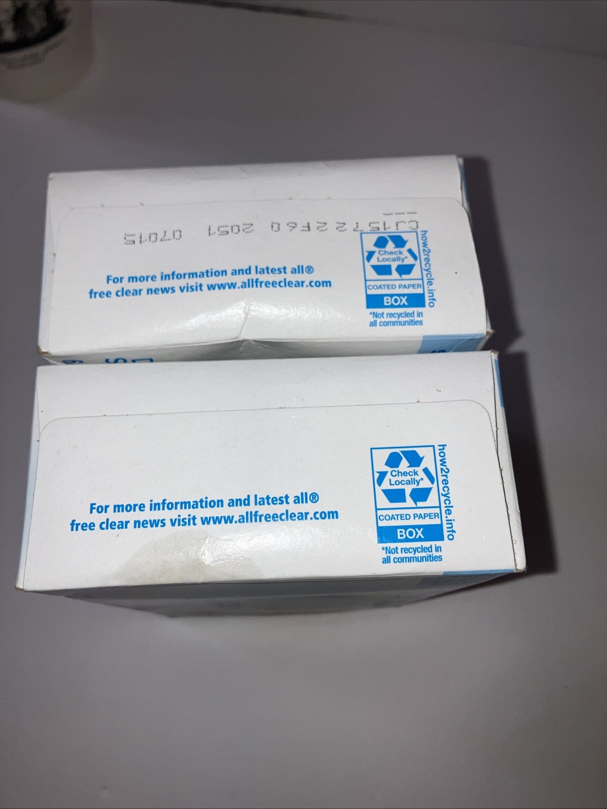 2 Pkgs Of all Free Clear Dryer Sheets 80 Count In Each Box. 160 Total Sheets. NB