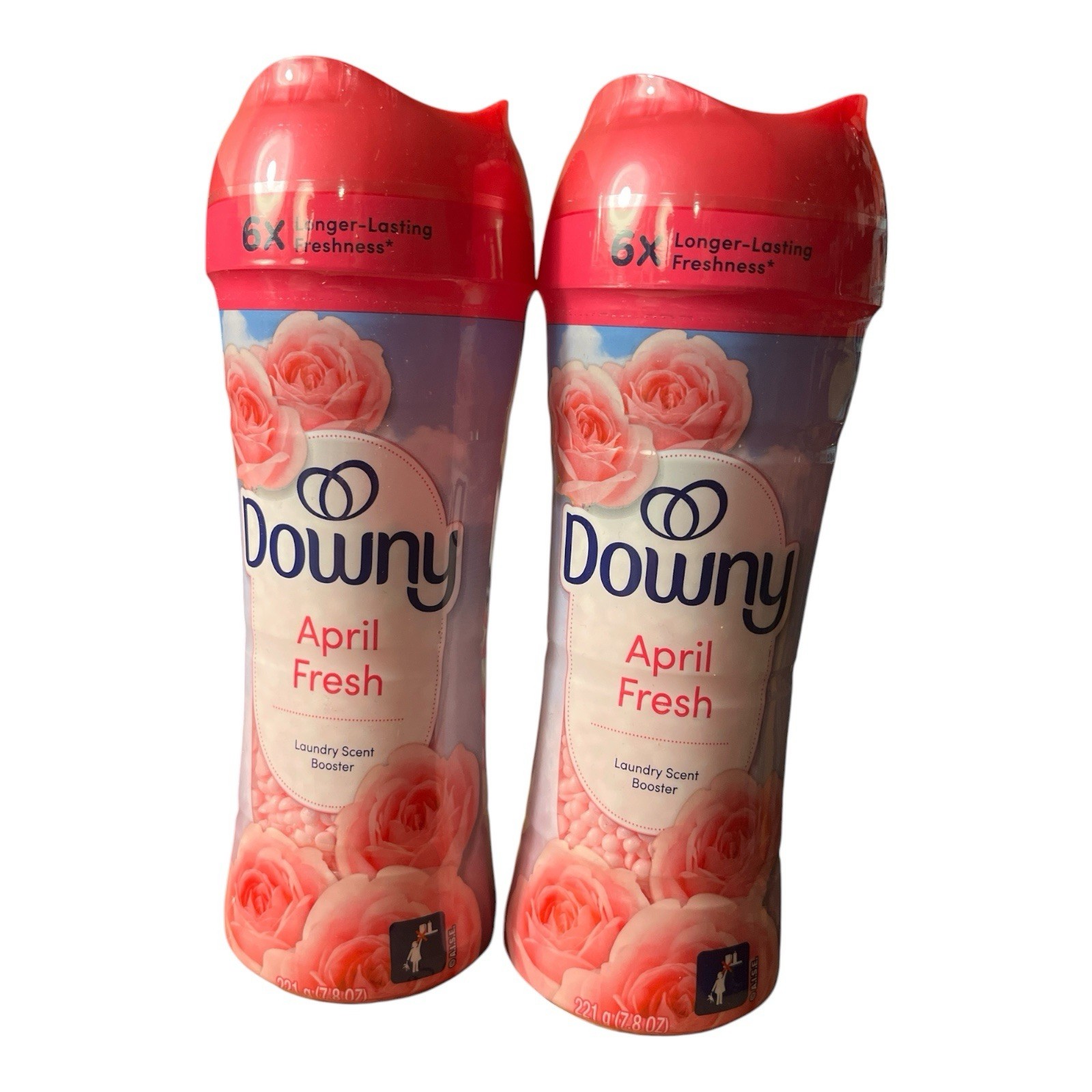 2X Downy April Fresh In-Wash Scent Booster Beads 7.8 Oz Each NEW
