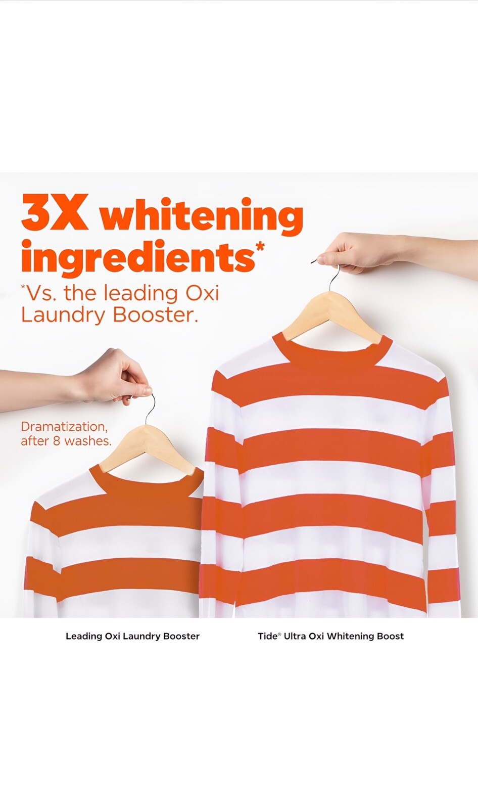 Tide Ultra Oxi Whitening Boost All In One Laundry Booster 57oz 66 Load Powder