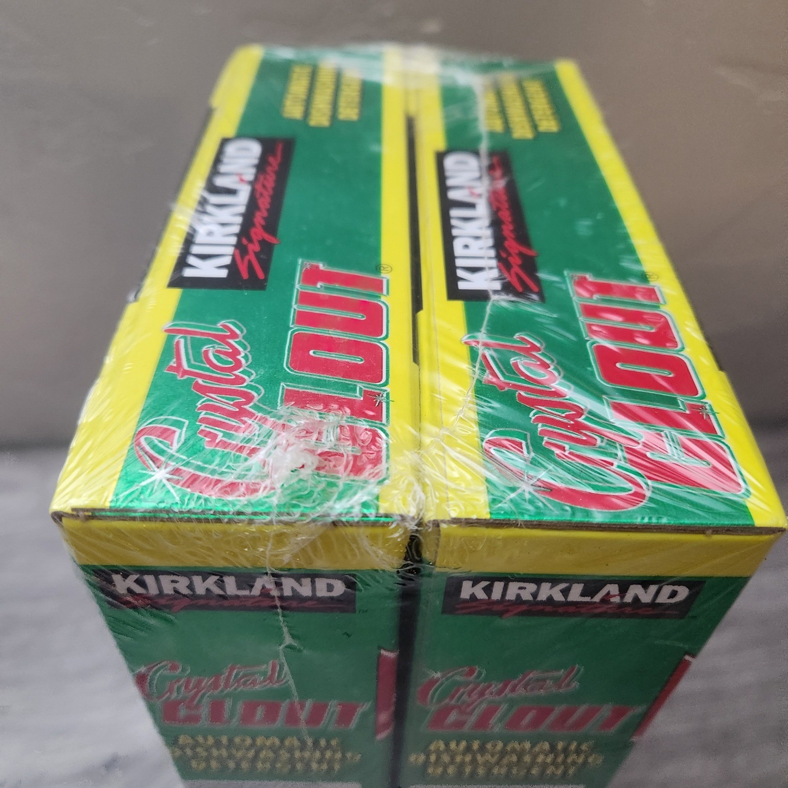 Kirkland Signature Discontinued XL 2 Pack Crystal Clout Dishwashing Lemon Scent