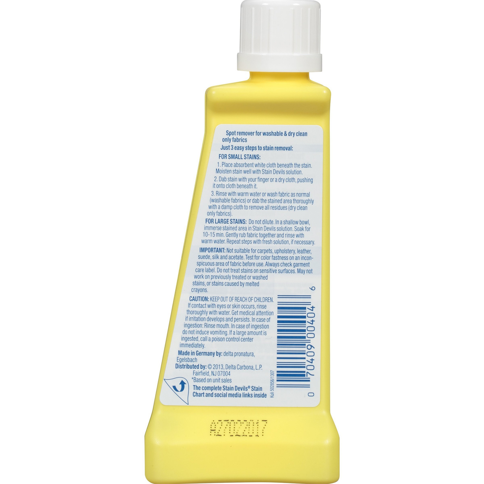 Stain Devils 3 Ink Stain Remover 1.7 fl oz for Ball Point Crayon Felt Tip