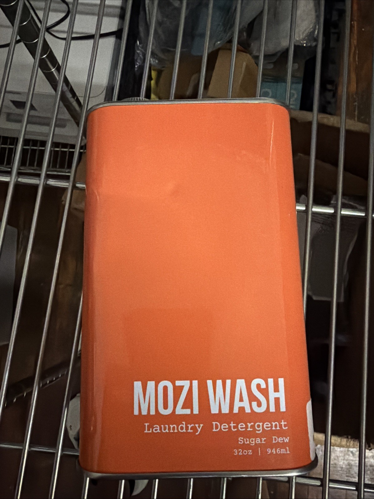 Mozi Wash Laundry Detergent Sugar Dew Scented Plant Based Liquid 32 Fl Oz Tin