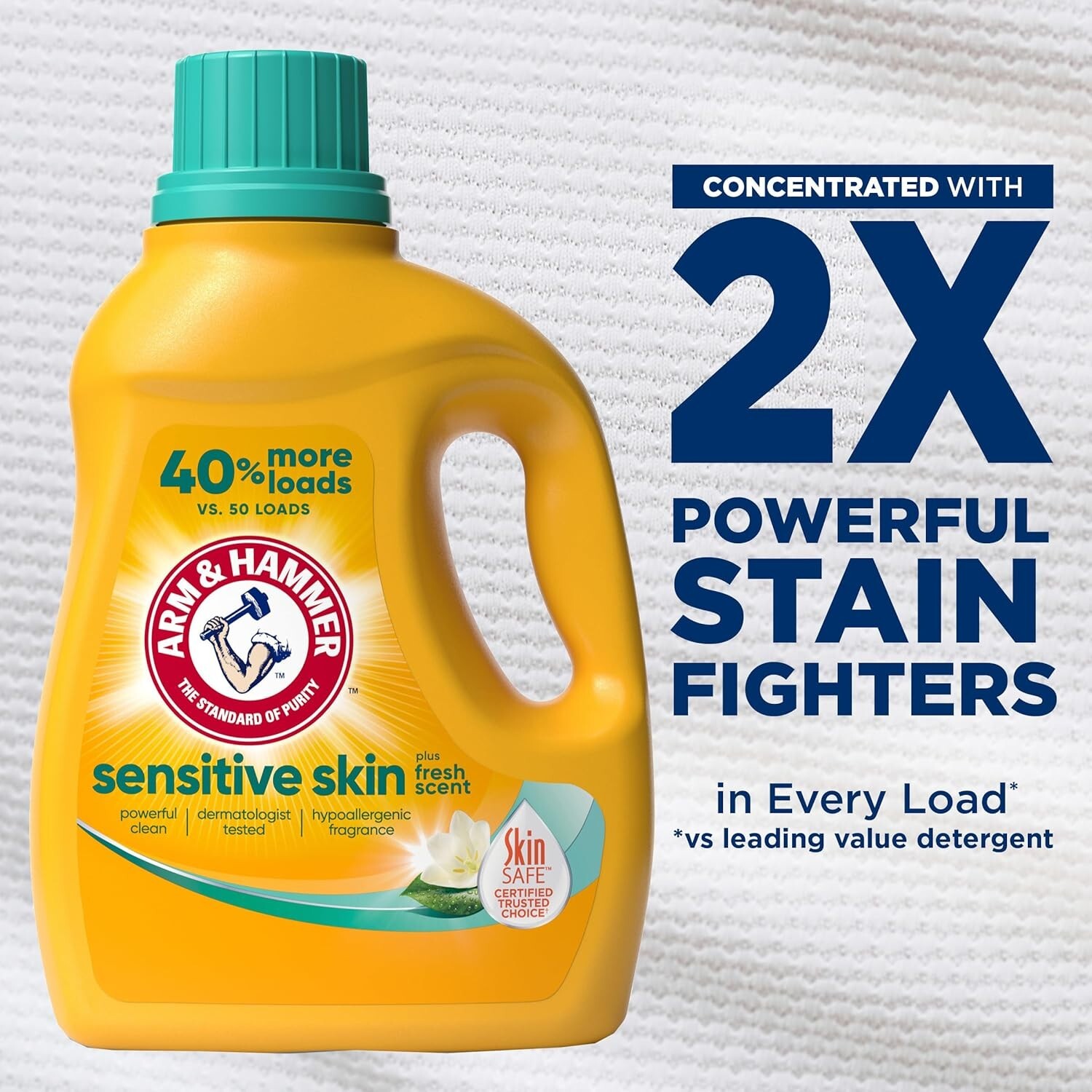 Sensitive Skin plus Fresh Scent, 105 Loads Liquid Laundry Detergent, ⭐️⭐️⭐️⭐️⭐️