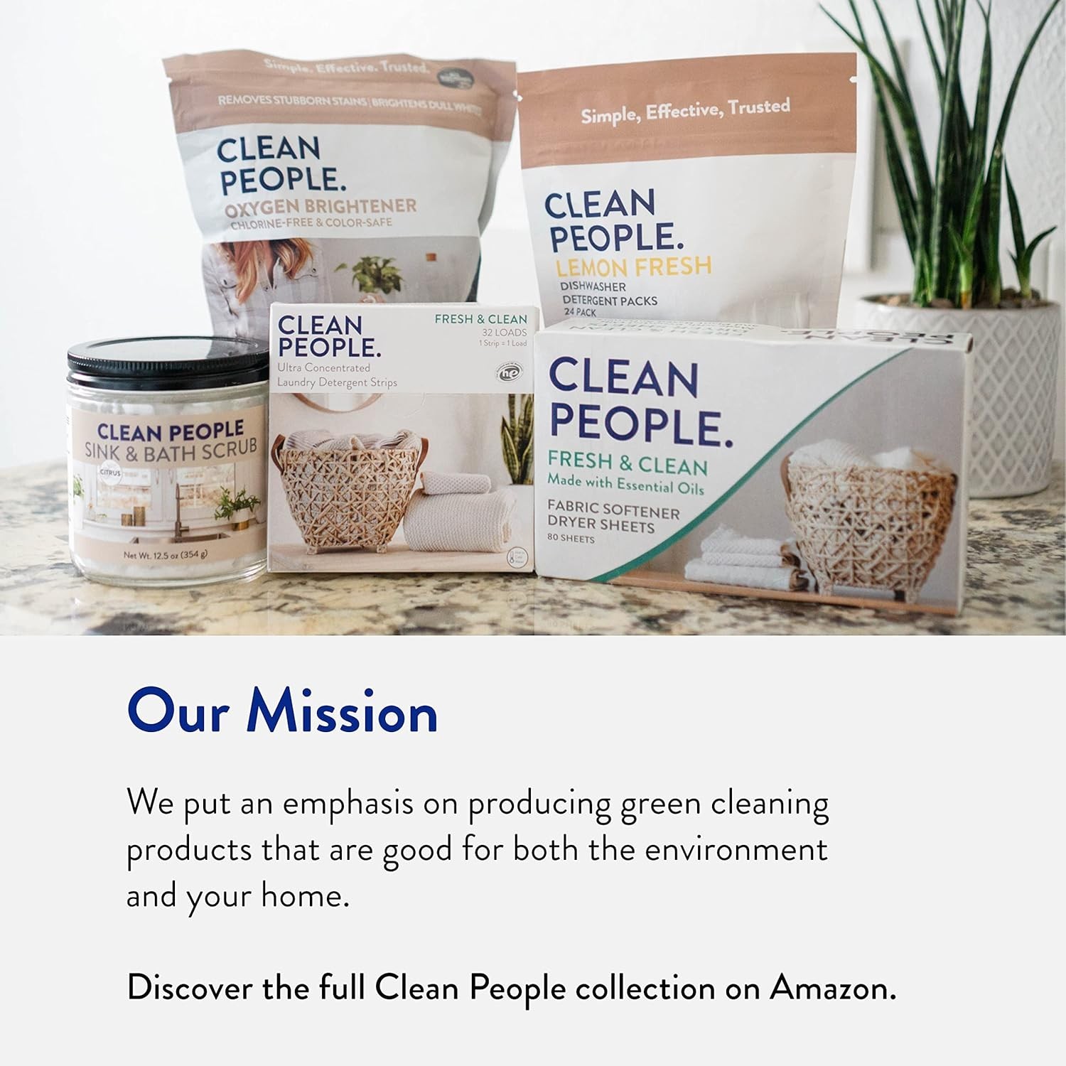 The Clean People Fabric Softener Sheets 120 Ct Vegan Fresh Scent Laundry