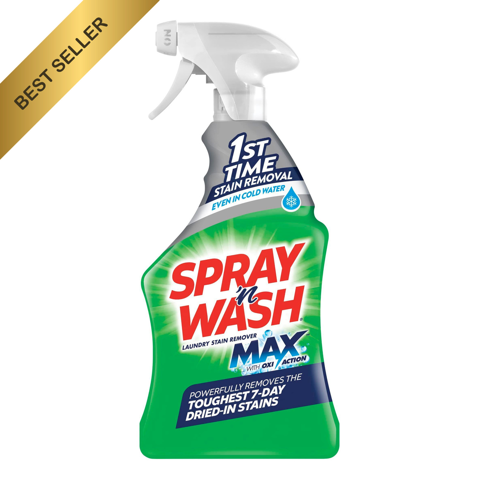 Spray N’ Wash Max Laundry Pre-Treat Stain Remover for Clothing 16 fl oz Bottle