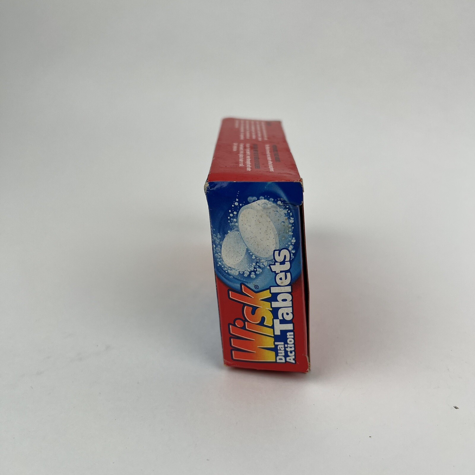 Wisk Dual Action Tablets Laundry Detergent Travel Discontinued Vintage Prop 00s