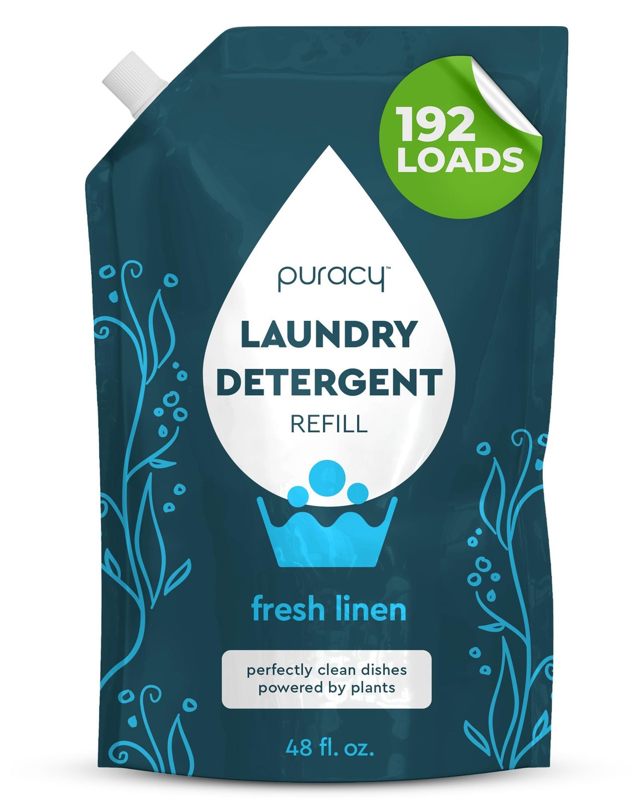 Concentrate Laundry Detergent Natural Liquid Fresh Linen Sensitive Skin NonToxi