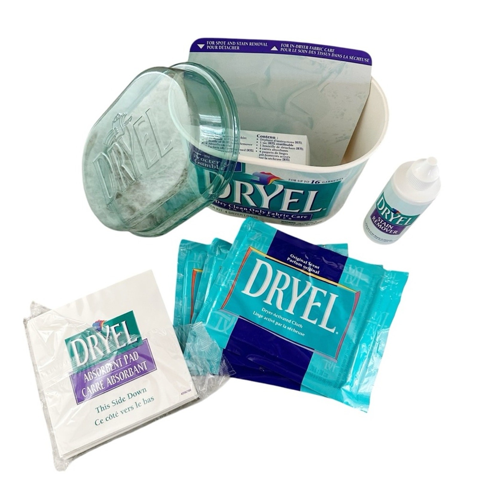 Dryel At Home Dry Cleaning Starter Kit Original Formula READ 3 Loads