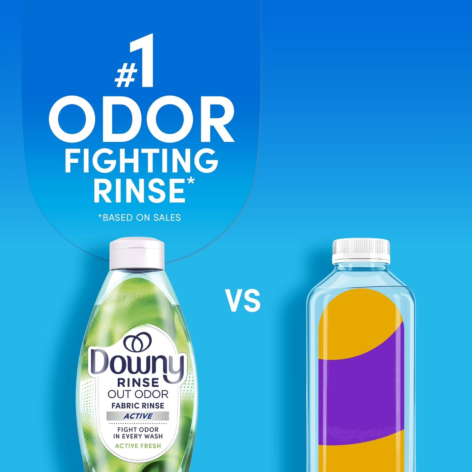 Downy Rinse Out Odor Laundry Rinse Active Fresh Scent Refreshes 48 Fl Oz