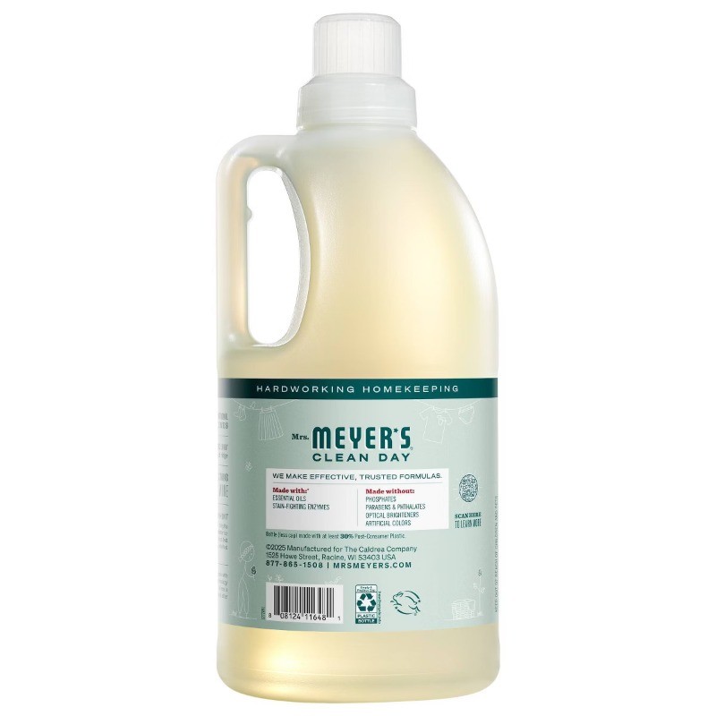 Mrs. Meyer’s Clean Day Laundry Detergent 74 Loads – Birchwood – 64 fl oz