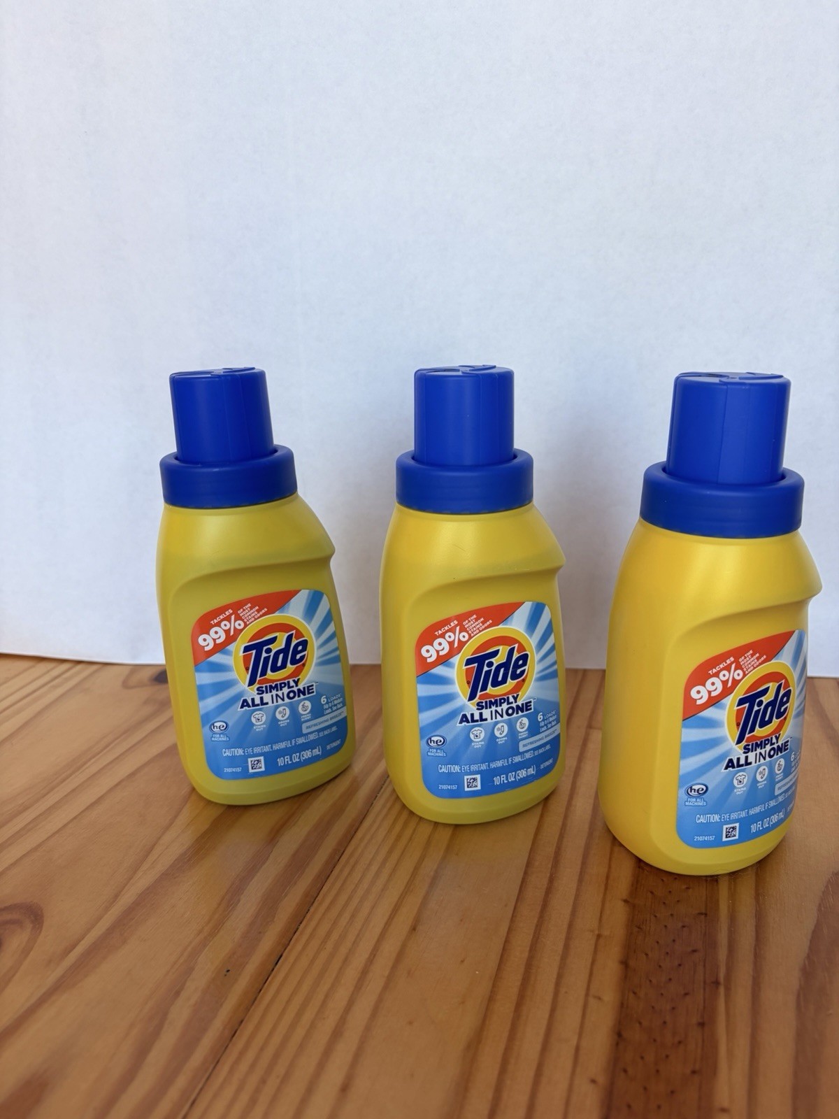 Tide Simply Oxi Liquid Laundry Detergent, 10 Oz./306 mL Each, Pack Of 3