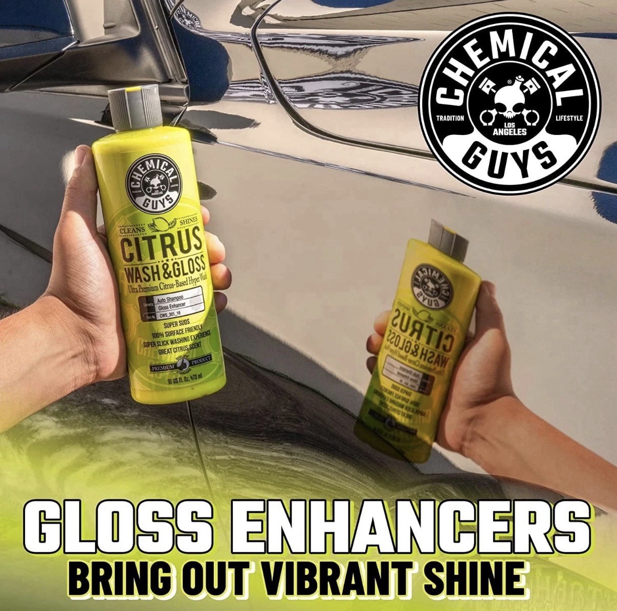 (2 pack) Chemical Guys Citrus Wash & Gloss Concentrated Car Wash (16 oz) SEALED