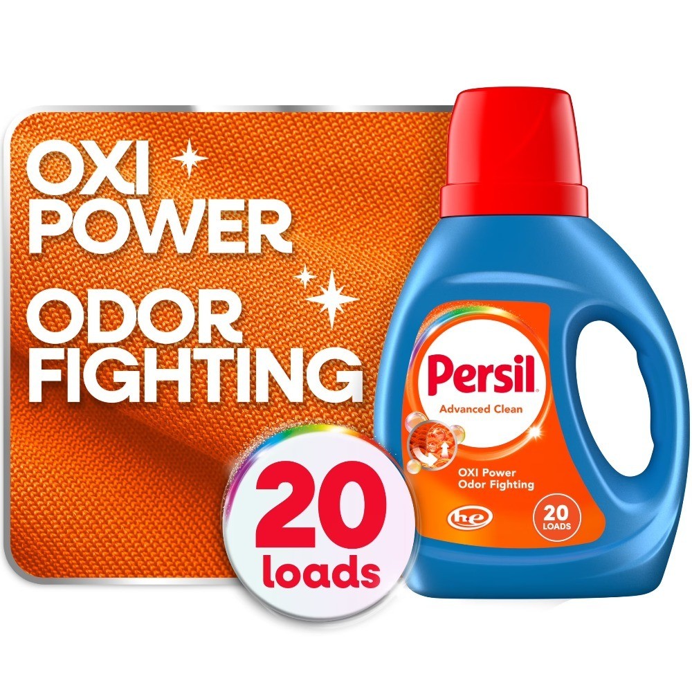 Liquid Laundry Detergent Oxi Odor Fighter Original Scent 34 fl oz 20 Loads