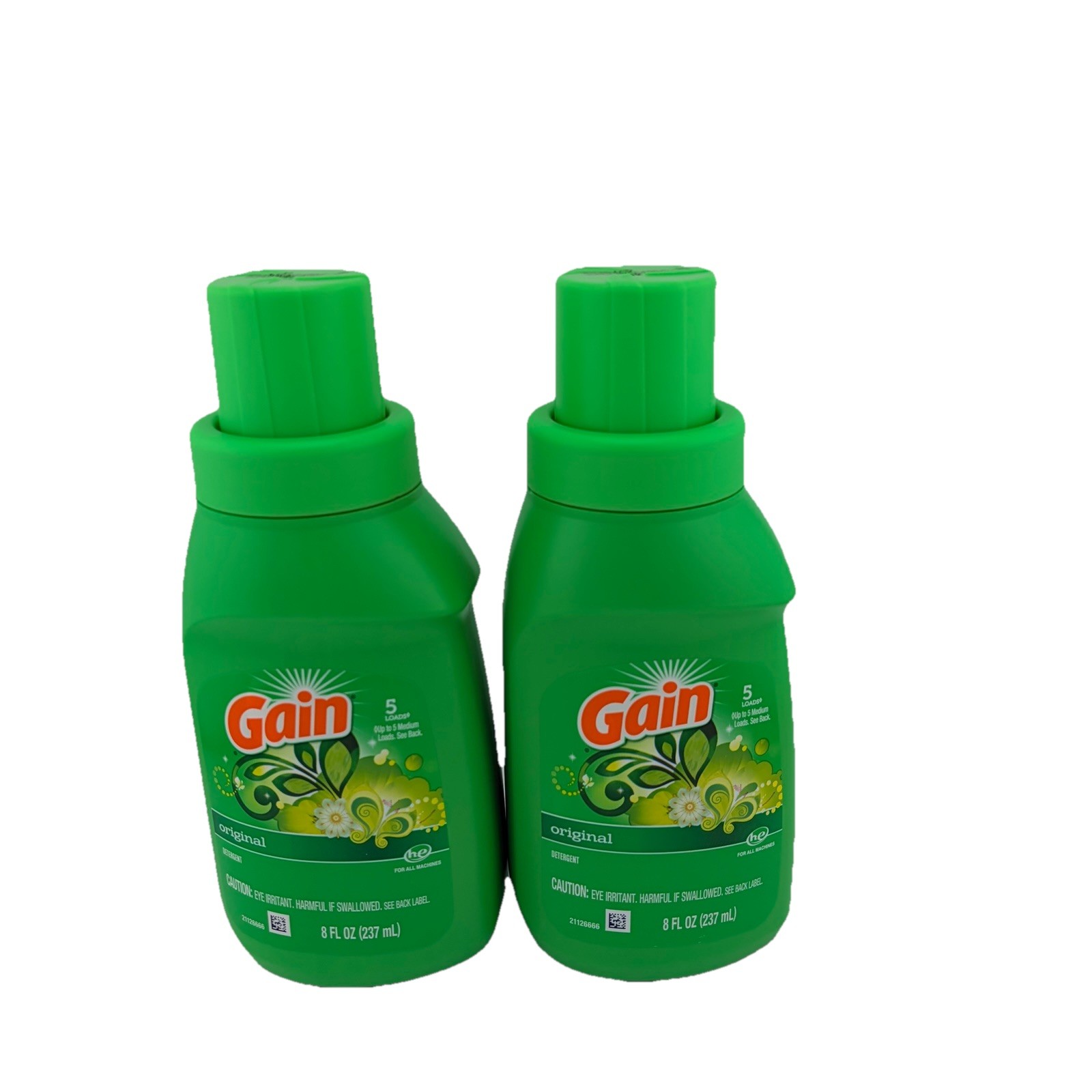 2 Pack Gain Laundry Detergent Liquid, Original, 10 fl oz
