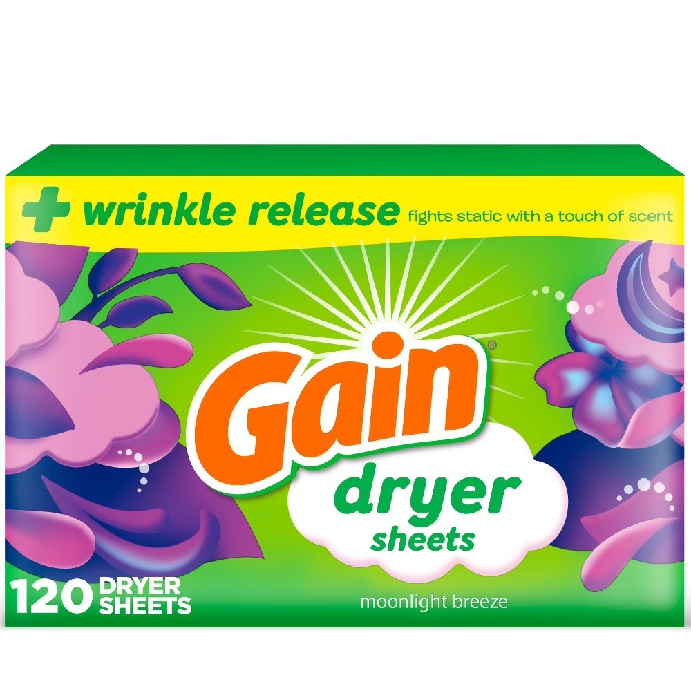 Dryer Sheets, Moonlight Breeze Scent, 120 Count
