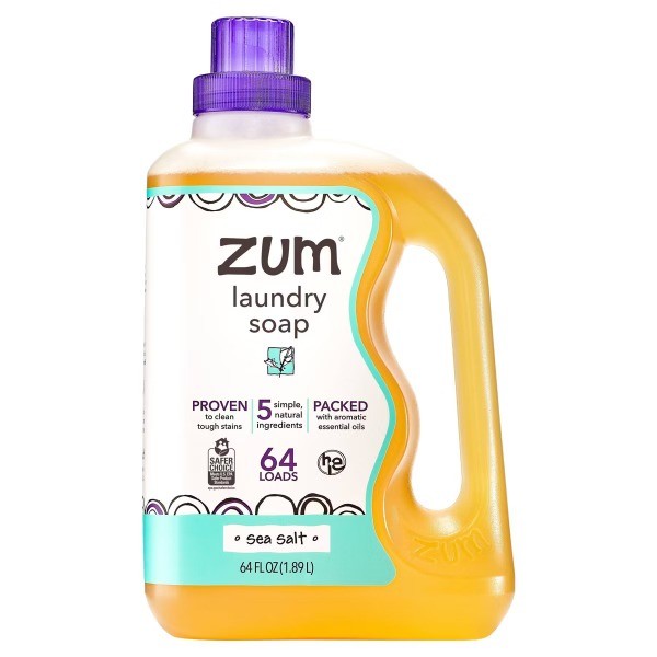 Laundry Soap – Sea Salt – 64 fl oz: Sensitive Formula, Sodium Laureth