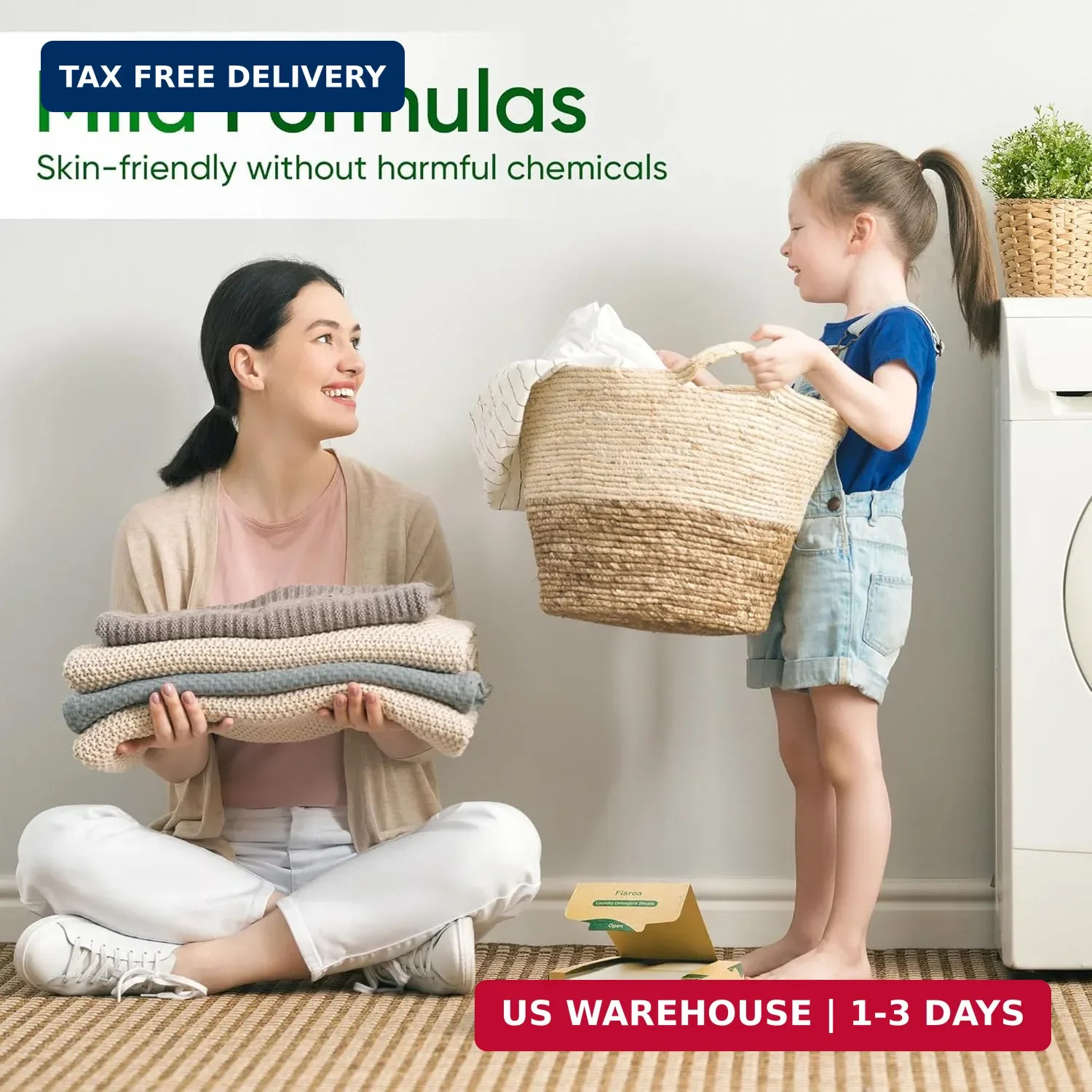 Travel Laundry Detergent Sheets Fisroa 300 Loads Eco-friendly Washing Detergent