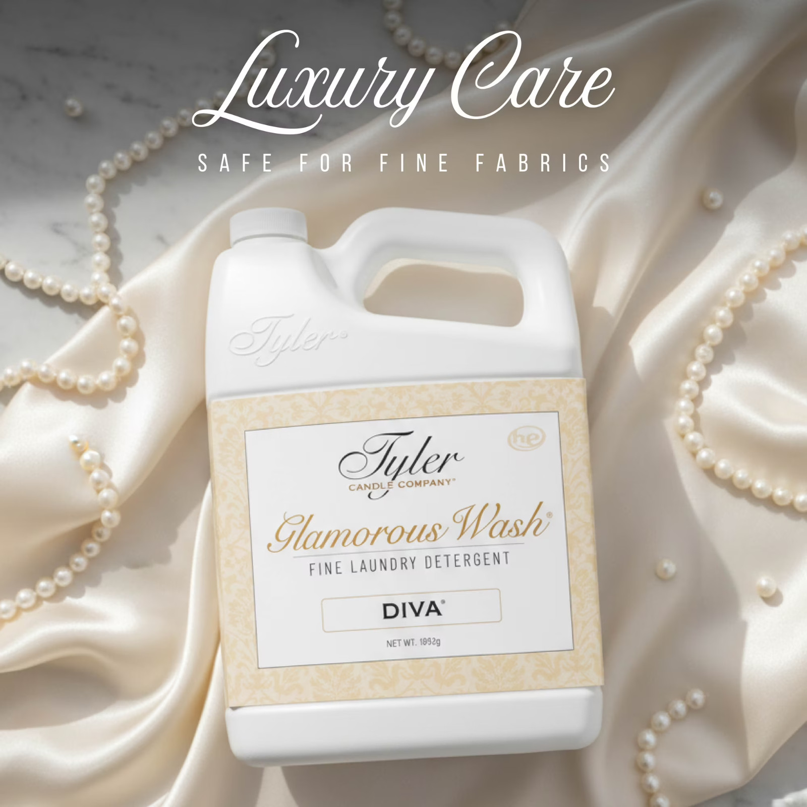 Tyler Candle Diva Glamorous Wash Liquid Laundry Detergent, 24 Loads, 64 fl oz
