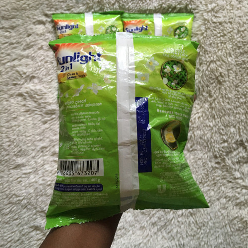 sunlight Detergent Clean And Lemon Fresh Scented Laundry Washing Powder 400g NEW