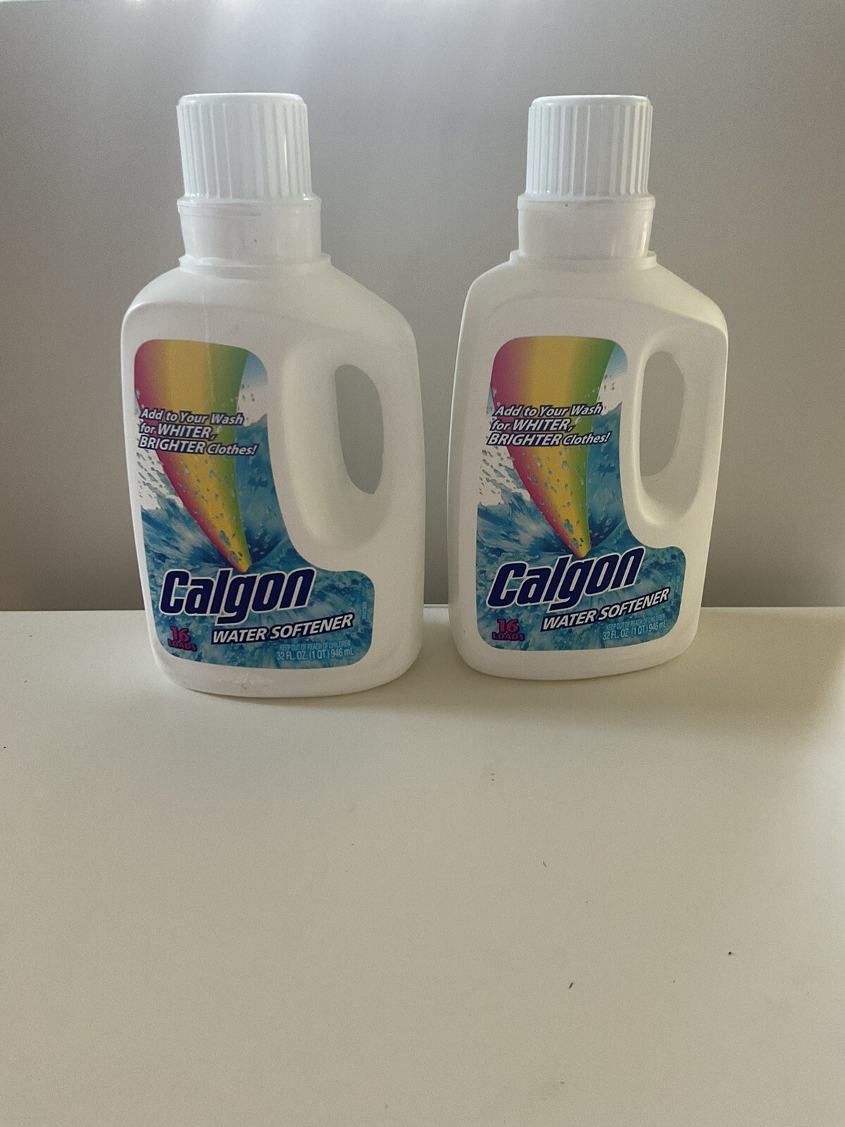 Calgon Liquid Water Softener Laundry Booster 32 Oz. Each Discontinued Lot Of 2