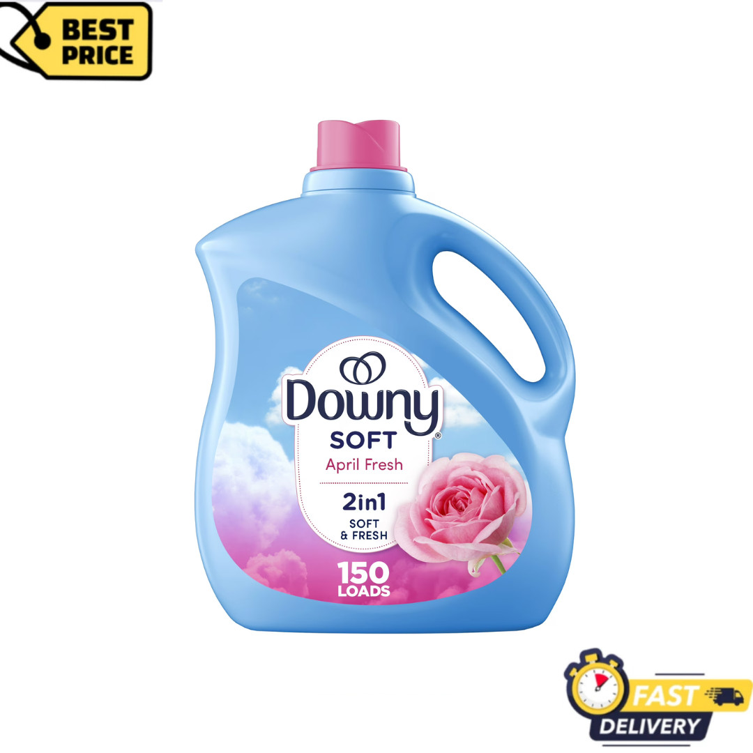 Downy Liquid Fabric Softener April Fresh Scent 111 fl oz 150 Loads Laundry Use