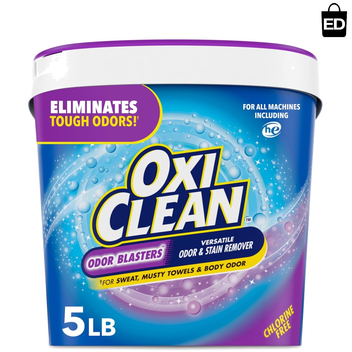 Odor Blasters 5 lb Laundry Booster Powder – Tough on Stains, Gentle on Fabrics