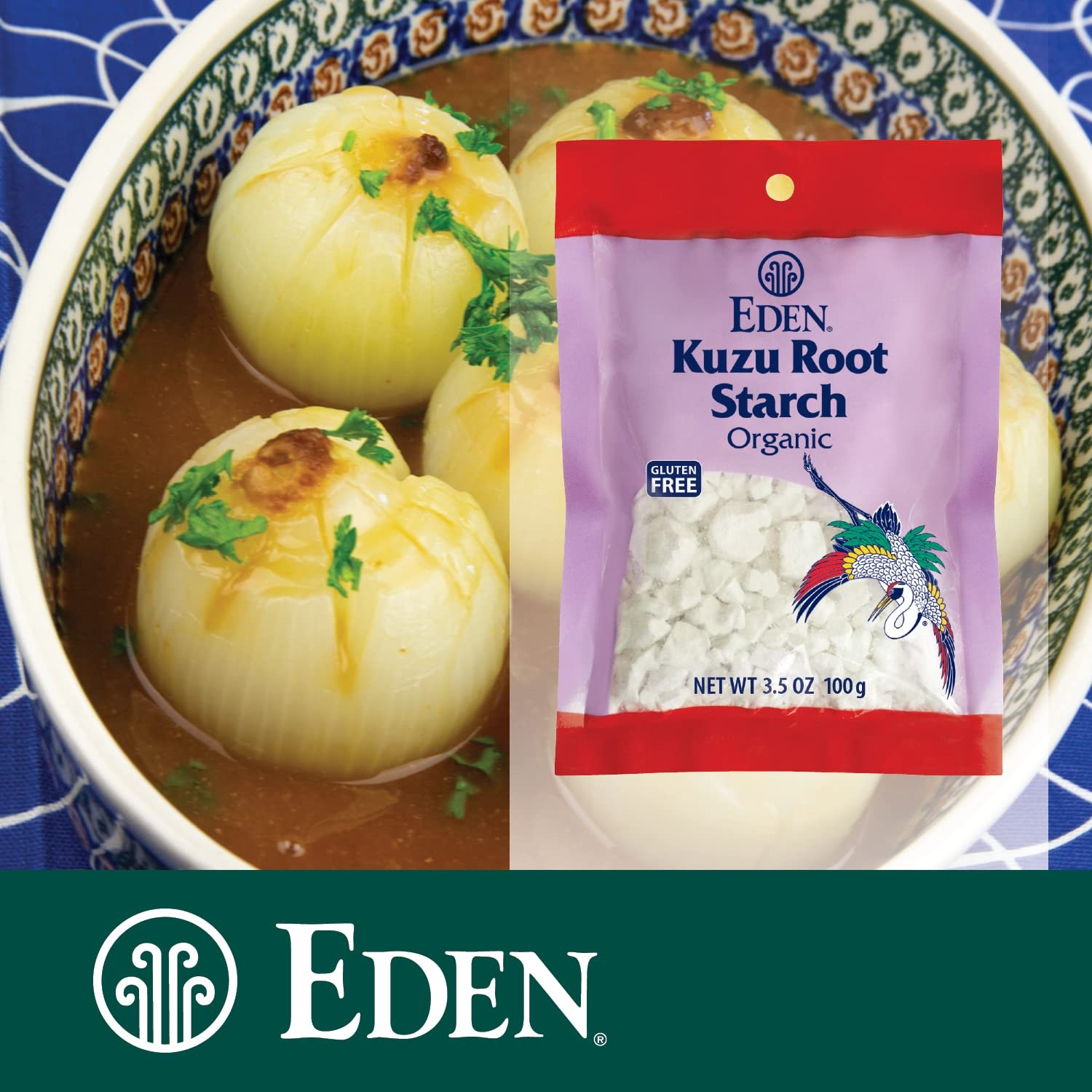 Eden Organic Wild Kuzu Root Starch, Kudzu 3.5 Ounce (Pack of 1), No Color