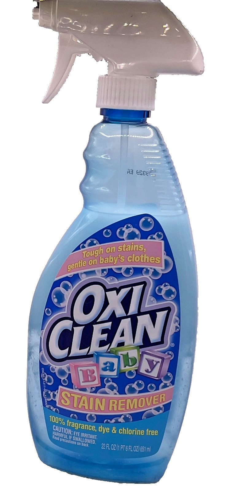 Oxi Clean Baby Stain Remover 100% Fragrance Free, 22 fl oz (Vintage 2004)