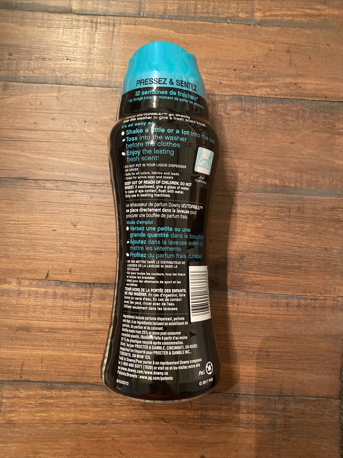 Downy Unstopables Fresh 12 Weeks of Freshness In – Wash Scent Booster, 14.8 oz