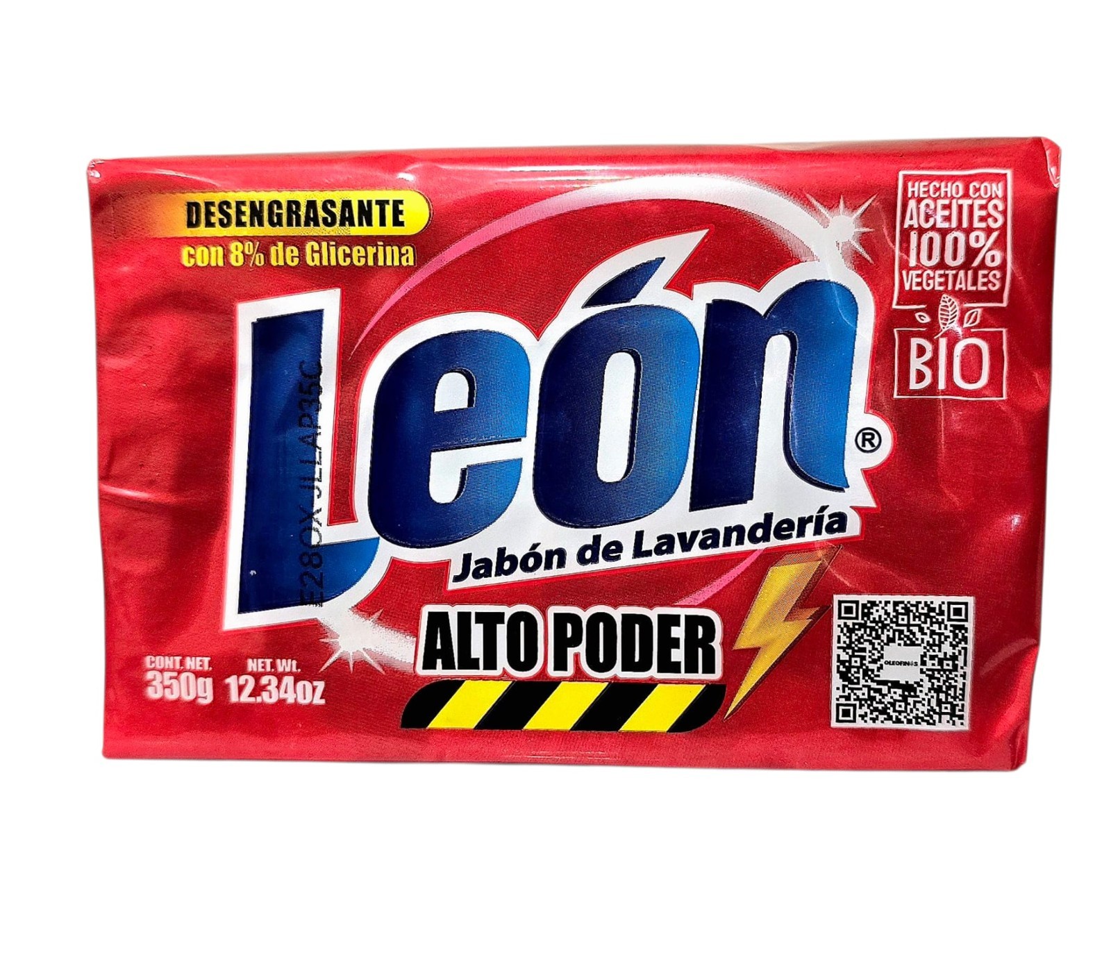 LEON Laundry Bar Soap 350g | Power Cleaning Detergent Bar, Tough Stain Remover