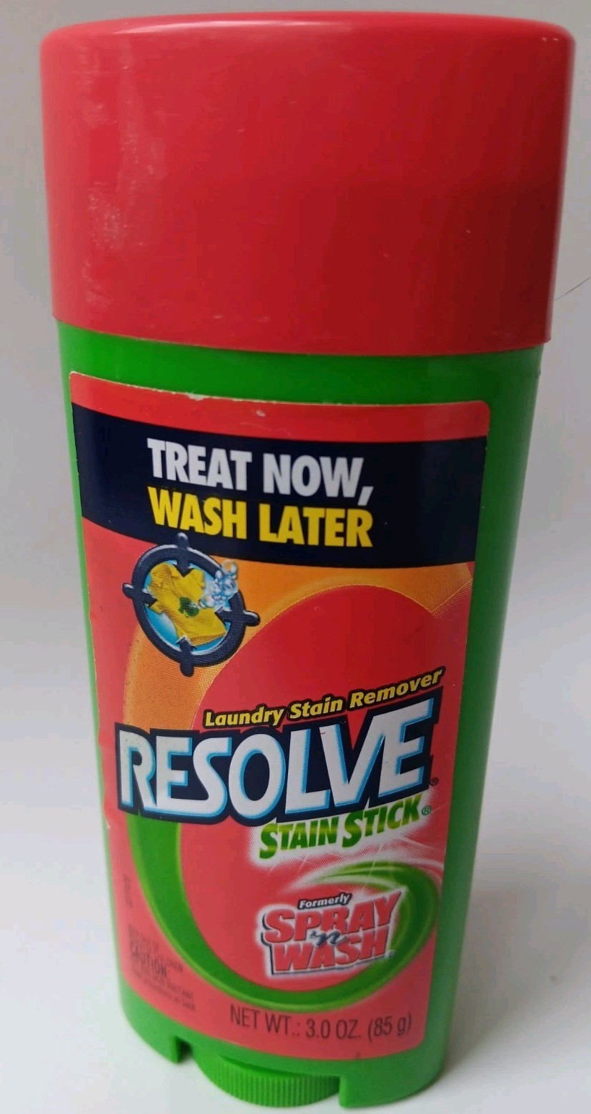 Spray n Wash Laundry Stain Stick Pre Treater Vintage Discontinued 3oz