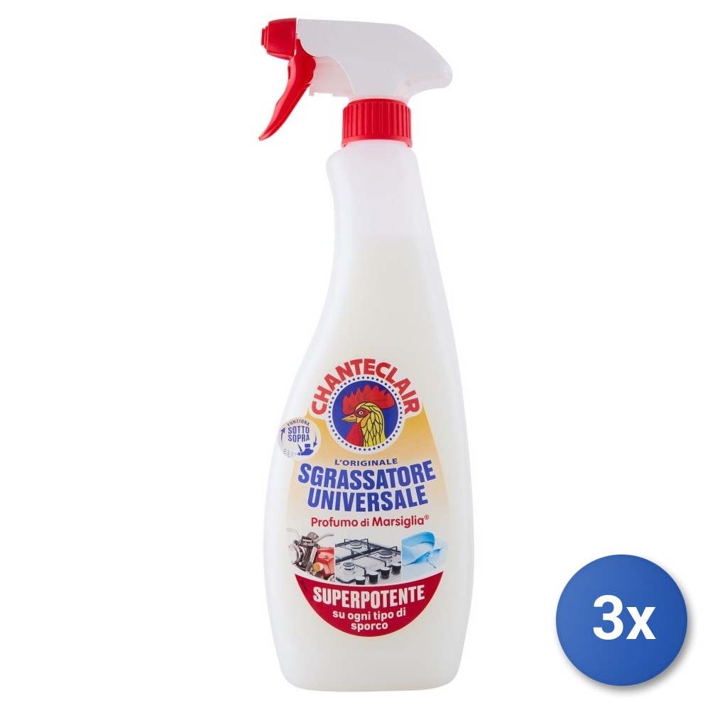3x Chanteclair Degreaser Trigger 700 Ml Marseille