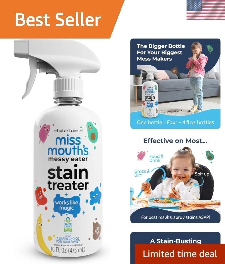 Fast-Acting 16oz Stain Remover for Babies – Safe, Effective, and Easy to Use