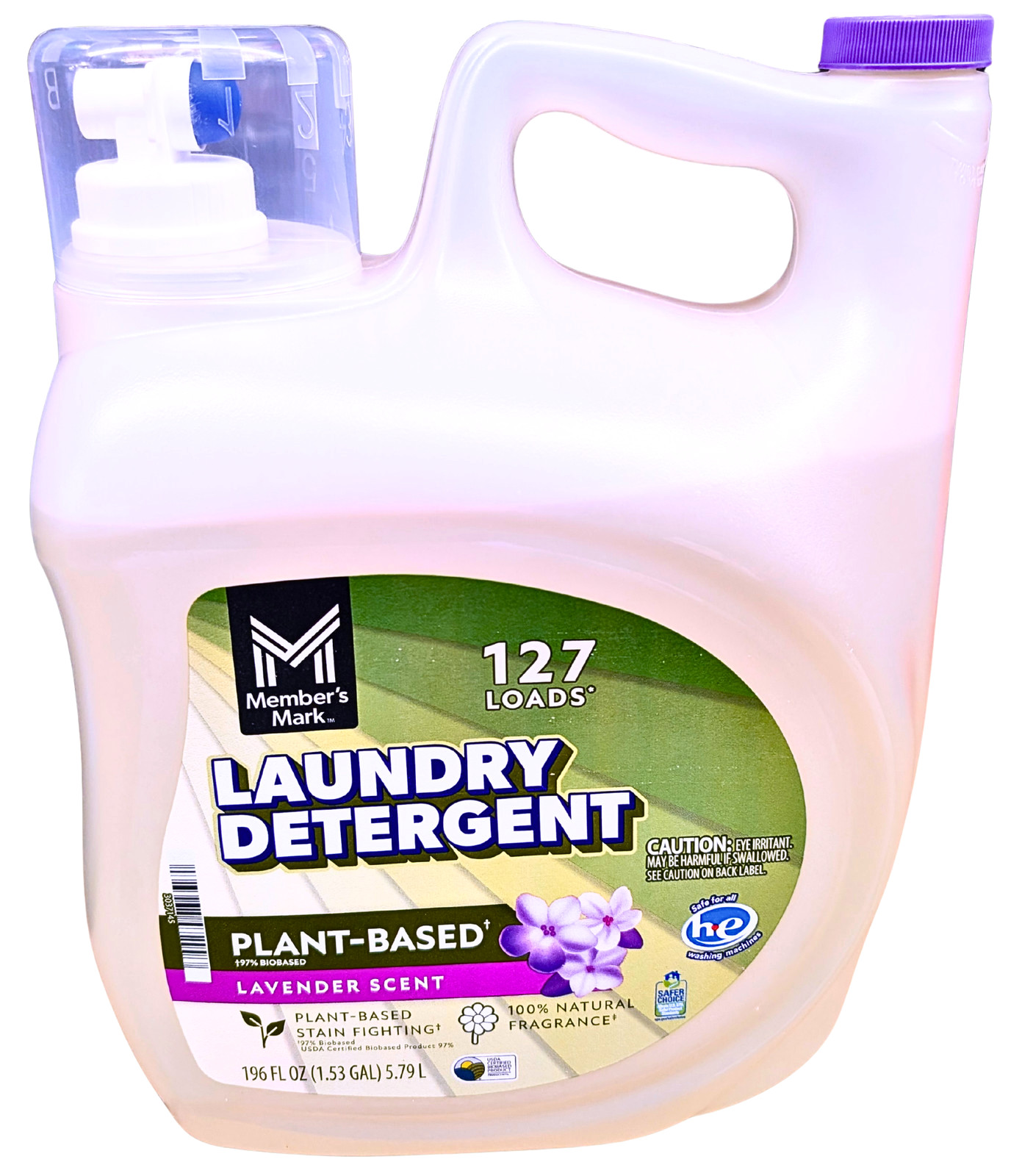 Member’s Mark Liquid Laundry Detergent Lavender 127 Loads 196 Fl Oz