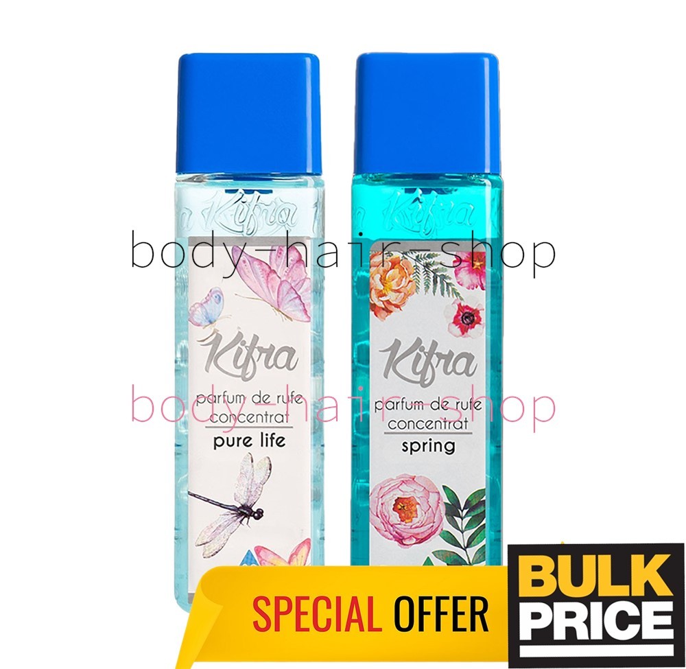 Kifra Laundry Perfume Pure Life & Spring Scent Long Lasting Freshness 2-Pack
