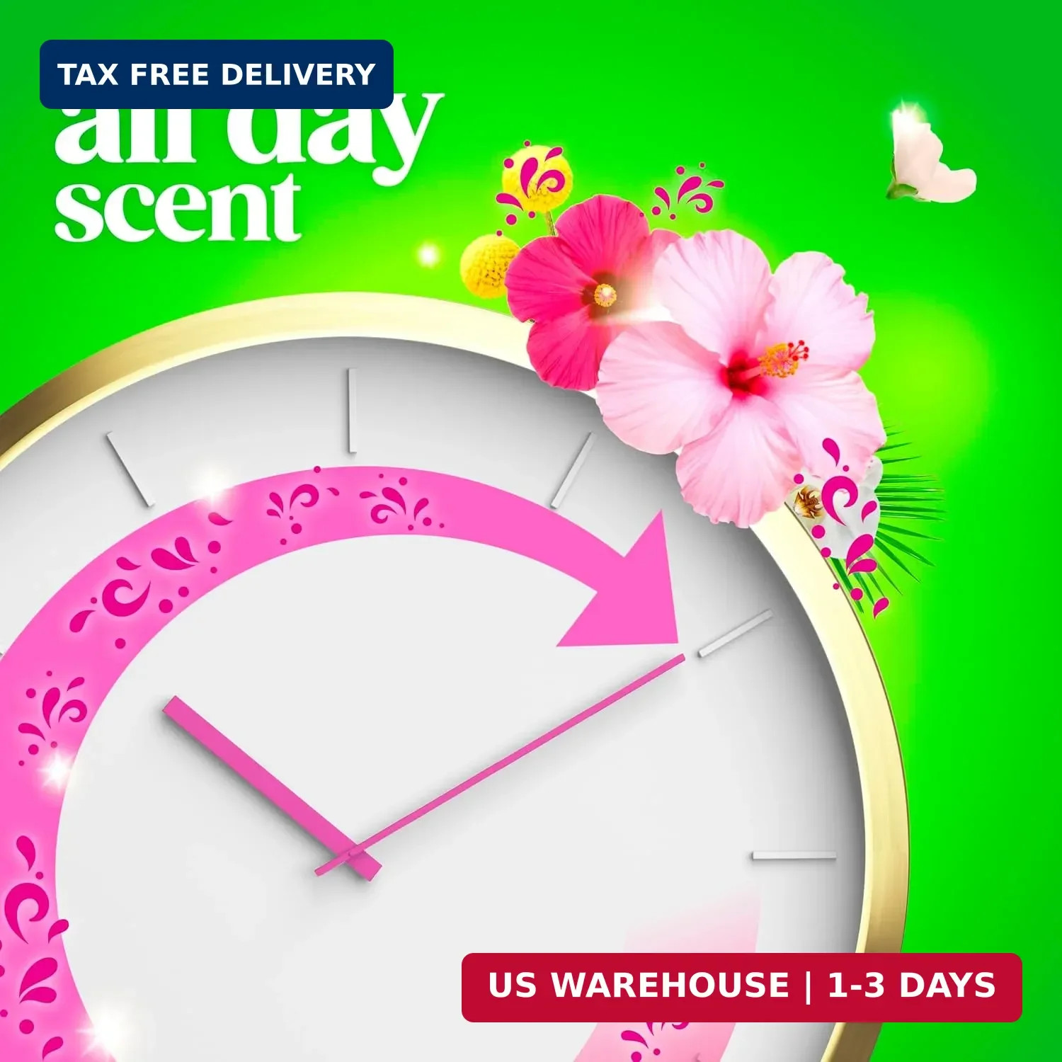 Gain Liquid Laundry Detergent, With Odor Defense, Happy Hibiscus Scent, Laundry